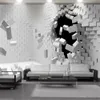 3D Duvar Kağıdı Basit Beyaz Tuğla Duvar Boyama Ev Dekor Oturma Odası Yatak Odası Duvar Su Geçirmez Antifouling Duvar Kağıtları Wallcovering