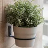 Planters Pots Настенный завод Горшок Держатель складной Цветочный кольцо Металлический садовый плантатор Вешалка стойка 8 дюймов 3 шт.