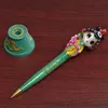 Peking Opera Character Ballpoint Pens Collectible Stationery Display Set Black Ink Creative Office Writting Supplies Party Favors Bag Fillers