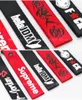 Auto Sleutel Automobiel Gepersonaliseerde Maatwerk HF Modified JDM Stijl Sleutelhanger Creative Tide Brand Lanyard Touw Ketting