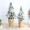 Christmas Decorations Tree Indoor Display Cabinets And Potted Plant For Windows Nordic Desktop Decoration