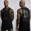 Mannen Fitness Tank Top Bodybuilding Vest Katoen Mouwloos Spier Ademend Mannelijke TankTop Sportscholen Kleding Heren Tops voor Zomer