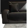 Solid soffa Cover Living Room Hem Office Couch Handduk Non Slip Fashion Ventilation Speciellt kostym för läder Artikel 211102