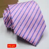 8cm Necktie Mens Silk Ties Neckwear Jacquard Business Wedding Groom Tie 80 Color