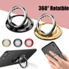 Luxe roteerbare vinger ring mobiele telefoon houder stand grip voor universele auto magnetische mount telefoon terug sticker pad beugel AAA