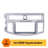 Dubbel DIN 178 * 100mm bilradio Fascia Frame Adapter CD Trimpanel för Toyota Avalon 2006 Installation Kit Cover Trim