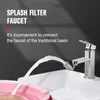 Kitchen Gadgets Faucet accessories Splash proof nozzle ABS material and stainless steel panel