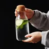 Glazen potten metselaar pottransparante opslag kan kurk stop fles kleine glazen flessen containers verzegelde koffieopslagtank 391 r2