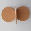 100PCS Classic Round Plain Cork Coasters Drick Vin Mats Mat Idéer För Bröllop och Party Gift LX6525 9154