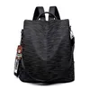 Brand Reflective Strip Ladies Backpack Fashion Waterproof Stone Pattern Girl School Bag Anti-theft Nylon Ladies Travel Backpack Q0528