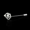 Crown Broche Pins Crystal Diamond Lapel Pin Peito Corsage Para Mulheres Homens Terno de Negócios Moda Jóias Will e Sandy