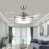 Ventilateurs De plafond ventilateur moderne avec lumière Led lampe De décoration De luxe nordique pour salon Ventilador De Techo BC50