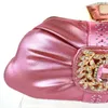 Aankomst Fashion Style Italian Design Pink Color Dames Schoenen en tassen om te matchen Set versierd met voor partij 210624