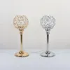 Держатели свечи Год Home Holder Holder Ornament Crystal Metal Cub Cup Enderpectes для свадебных столов