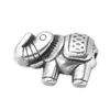 500 teile/los Antike Silber Farbe Kleiner Elefant Perlen Spacer Perlen Charme Schmuck DIY Herstellung Zubehör Großhandel