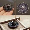 Burner di incenso Loto Torta di incenso Mini Loto Flower Incenso Burner Coni Burner Censer Tea House Decorazione Accessori per la casa