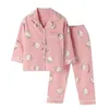 Lente en herfst meisjes lange mouwen broek pyjama's gedrukt casual broek thuis kleding kinderkleding groothandel 210908