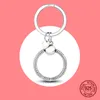 Simples 925 Sterling Silver Moment Key Ring Small Bag Charm Fit Pandora Charm para mulheres Jóias Fazendo Presente313V
