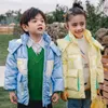 Piumino per bambini 2021 Abbigliamento invernale per bambini Addensare Antivento Neonata Tuta da neve Abbigliamento Cappotto per bambini Parka 2-8 anni H0917