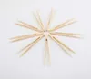 Kitchen Tools 15cm Antistatic promotion Pointy Tip Bamboo Straight Tweezer Tea Clips Tong Handy Tool SN4000