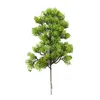 Flores decorativas Grinaldas 1 pc Plástico Falso Artificial Pine Cypress Plant Bonsai Jardim Home Office Decor