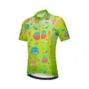 Maillot de cyclisme pour enfants, maillot de vélo de dessin animé, veste d'été à manches courtes pour garçons et filles, vêtements de vtt Ropa, chemise de sport