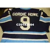 Customizevintage 1974-75ヒューストンEros Gordie Howe Hockey Jersey Embroidery StitchedまたはCustom Any Any Number Retro Jersey