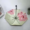 Marca de diseñador de lujo para paraguas de doble capa para paraguas de lluvia