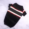 ブランドペットセーターTシャツシンプルな手紙プリントペットセータードッグアパレル秋の暖かい犬の服トップ