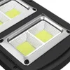 150 LED Solar Street Light PIR Motion Sensor Outdoor Wall Lamp IP65 Vattentät 7800k