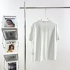 T-shirt New Printing Neck Ee6 Short Cotton Summer Sweatshirt Sleeve White Black Color: Sand High designer luxury Round Panel Oversize Grade 527