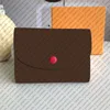 Coin Purse Rosalie levereras med Box Coated Canvas Small Purses for Pu Leather Card Holder W Zippy Slot8339659