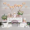 Décoration de fête 4/6 pièces amour coeur plafond suspendu guirlande mariage maison Decora bricolage Bachelorette ornements