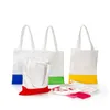 sublimation storage bags heat transfer printing canvas bag 37*20*24cm blanks sacks housekeeping organization diy CCB8412