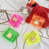 12 cm PVC enfants sacs bonbons couleurs haut de gamme fête enfant sacs printemps doux enfant sac à bandoulière vêtements pour enfants sacs