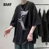 2020 Men Clothing Kpop Korean Style Oversized T-Shirt Streetwear Hip Hop T Shirts Ulzzang Printed Short Sleeves Couple Clothes Y0322