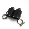 1pcs Akrapovic Carbon Pipe Multi In 54 57 60 63 66mm OUT 114mm Avgasrör AK CAR Tail Tips Muffler