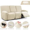 Chair Covers 1/2/3 Seater Spandex Recliner Cover Stretch Reclining Sofa Elastic Relax Armchair Couch Slipcover