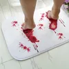 40*60 CM zerbino Sangue novità Bagno Tappetino da bagno Tappetino in stile europeo Tappeto Assorbimento d'acqua Zerbini antiscivolo