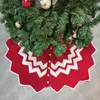 Christmas Decorations Creative Knitted Tree Skirt Color Matching Multi-sided Base Floor Mat Cover Party Decorative Props