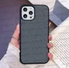 Marka Tasarımcı Deri Telefon Kılıfları için iPhone 13 Pro Max 14 Plus 12 Mini 11 Moda Mektup Baskı Arka Kapak Samsung Case Galaxy S21 S22 Ultra Lüks Mobil Kabuk K9