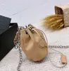 Mini Wallets designer bag cross body fashion drawstring bucket exquisite Coin Purses Wallet high quality women handbag2634