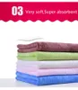 Towel Shop Acheter trois et donner un adulte pour un usage domestique Lingette absorbante douce pour le visage Épais à séchage rapide