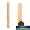 Wood Coffee Scoop With Bag Clip Tablespoon Solid Beech Wood Measuring Scoop Tea Coffee Bean Spoon Clip Gift Whole ZZD847549257387371364