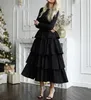 black formal tea length dresses