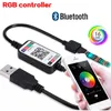 12V Bluetooth Control LED TV Light Waterproof 5050 APP Controller Smart RGB Strip Lights for HDTV Background Decoration Lighting Party Holiday 10M 5M