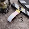 Luxury fashion Designer straps Handmade PU Leather Car Keychain Women Bag Charm Pendant Accessories Anti-lost