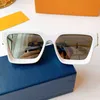 1: 1MILLIONAIRE Gafas de sol para hombres y mujeres 2021 oficial último color Z1166W marco cuadrado de moda gafas de oro clásicas de alta calidad 1165W posición del templo sin C