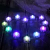 12Pcs Waterproof Flameless LED Tealight lights Submersible Tea Candles Floral Lamp Light for Vase Wedding Party Christmas Decoration