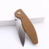 Hızlı Kargo Smke Bıçaklar TRM Atom Cep Katlanır Bıçak Saten 14C28N Blade Micarta Kolu taktiksel hayatta kalma bıçağı Açık Kamp Araçları